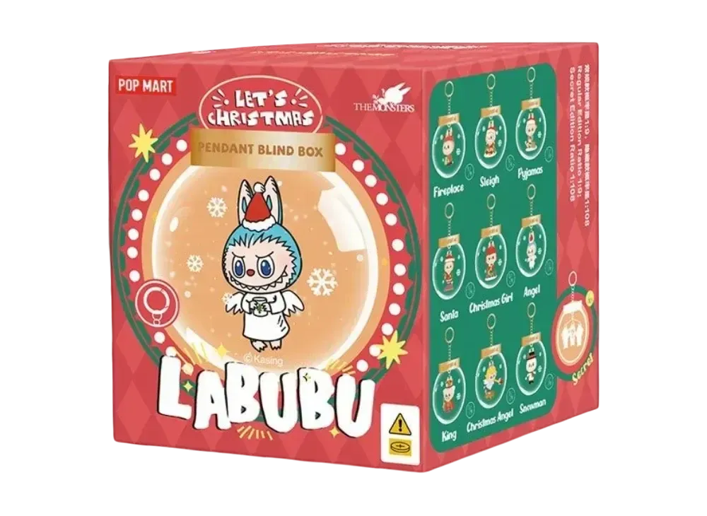 POP MART LABUBU The Monsters Let's Christmas Series Pendant [Piece]