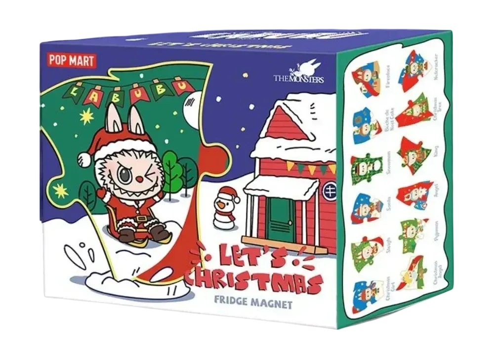 POP MART LABUBU The Monsters Let's Christmas Series Fridge Magnet [Piece]