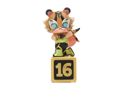 POP MART MOLLY 16th Anniversary The Vigorous Tiger Green ver.