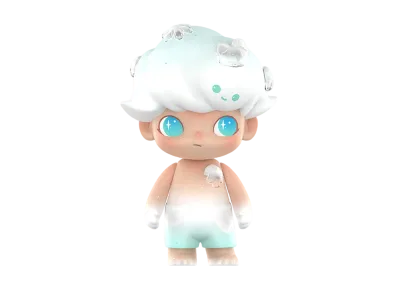 POP MART "MEGA COLLECTIONS" 1000% JUST DIMOO SNOWMAN