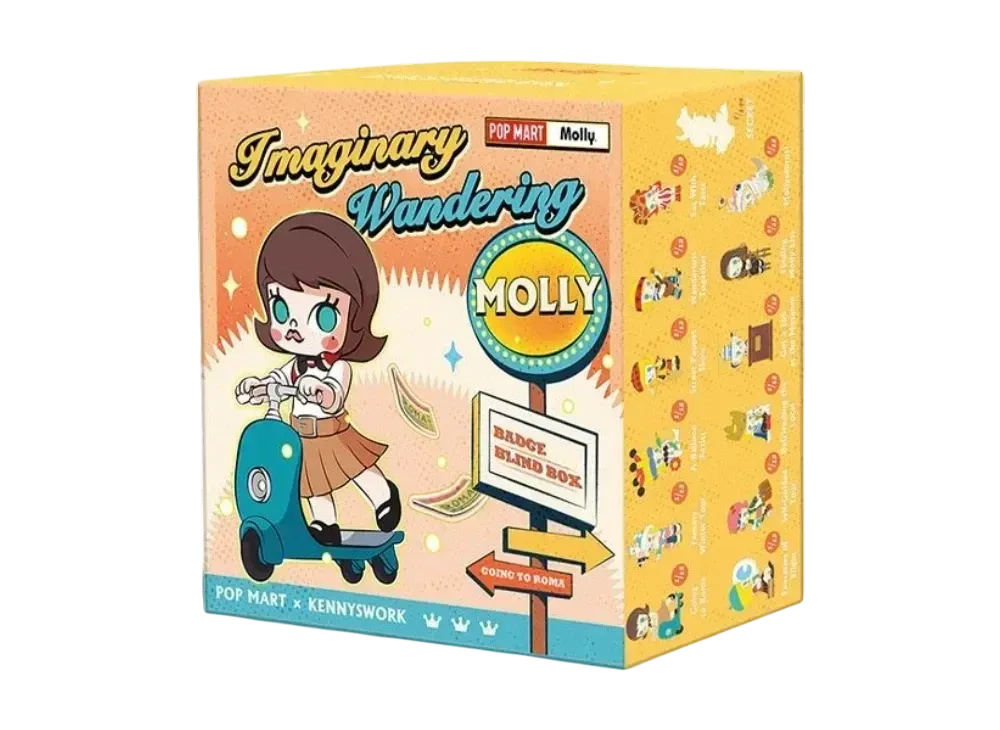 POP MART MOLLY Imaginary Wandering Series Badge [Piece]
