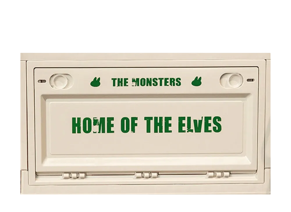 ポップマート THE MONSTERS (ラブブ) Home of the Elves ストレージボックス White