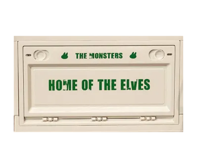 POP MART THE MONSTERS (LABUBU) Home of the Elves Storage Box White