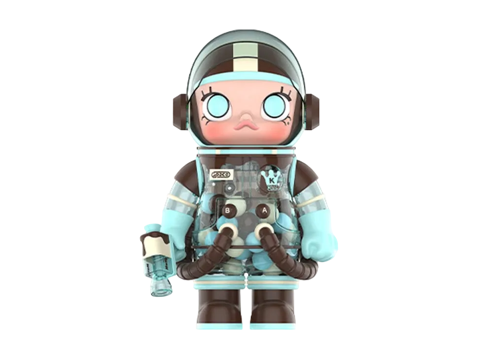 POP MART "MEGA COLLECTIONS" 400% SPACE MOLLY MINT CHOCOLATE