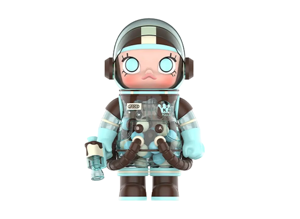 POP MART "MEGA COLLECTIONS" 1000% SPACE MOLLY MINT CHOCOLATE