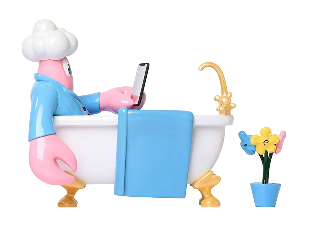 POP MART PHILIP COLBERT Leisure Time Pop Lobster Bath Tub
