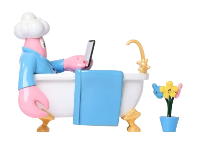 POP MART PHILIP COLBERT Leisure Time Pop Lobster Bath Tub