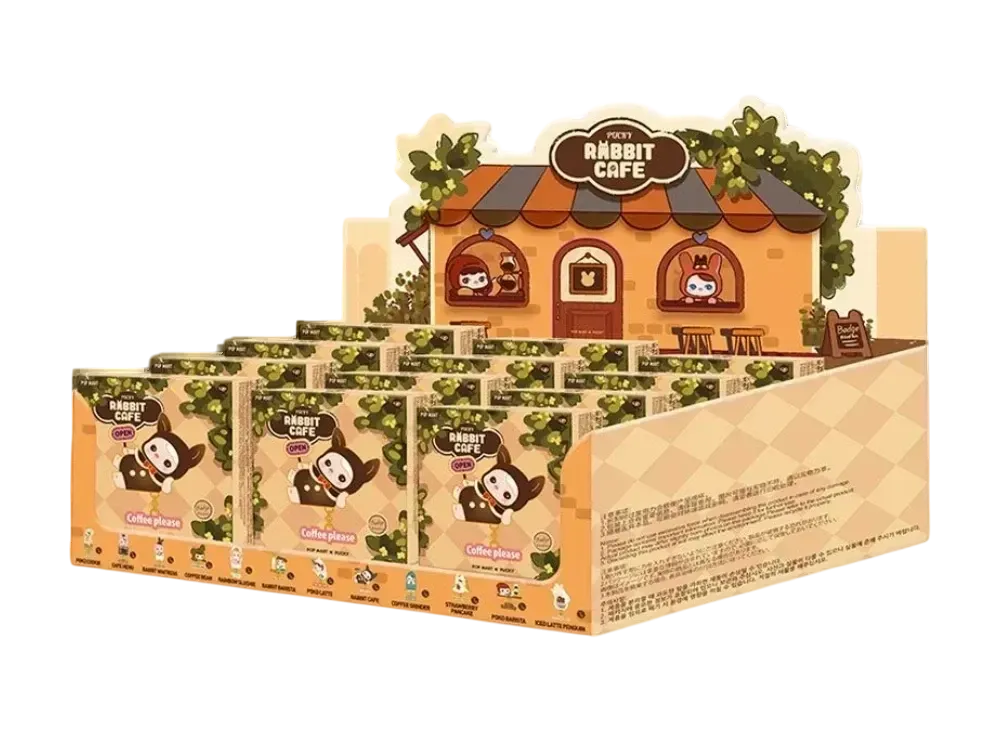 POP MART PUCKY Rabbit Cafe Series Magnet Badge [Assortment Box]