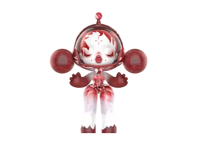 POP MART "MEGA COLLECTIONS" 400% Alpha SKULLPANDA Mika Ninagawa