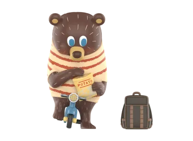 POP MART Green Cow Garden What Are You Doing