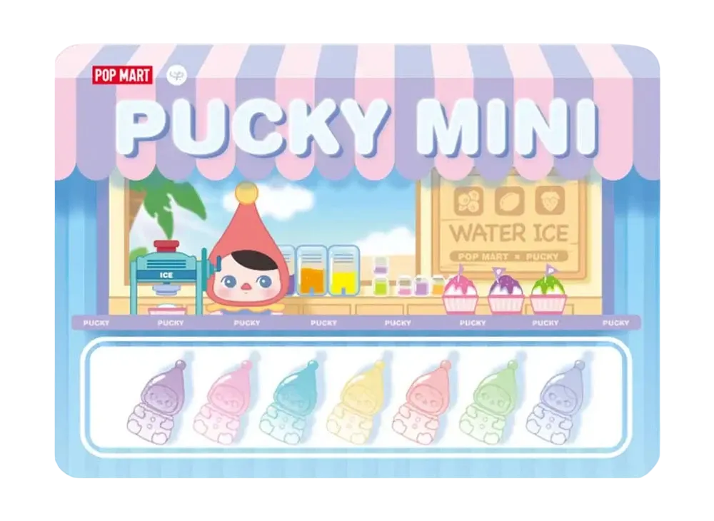 POP MART POPSHOT PUCKY MINI Water Ice Figure