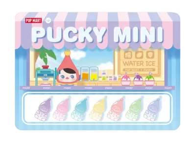 POP MART POPSHOT PUCKY MINI Water Ice Figure