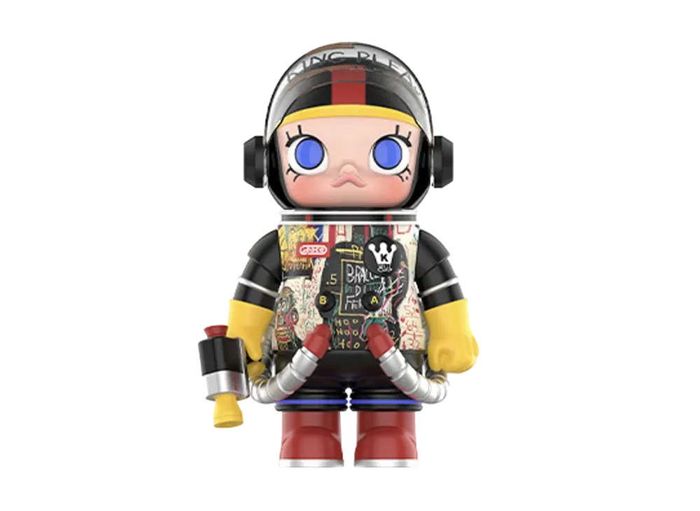 POP MART "MEGA COLLECTIONS" 400% SPACE MOLLY JEAN-MICHEL BASQUIAT