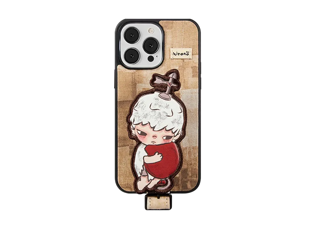 POP MART HIRONO Mime iPhone Case with Handle 14 Pro Max
