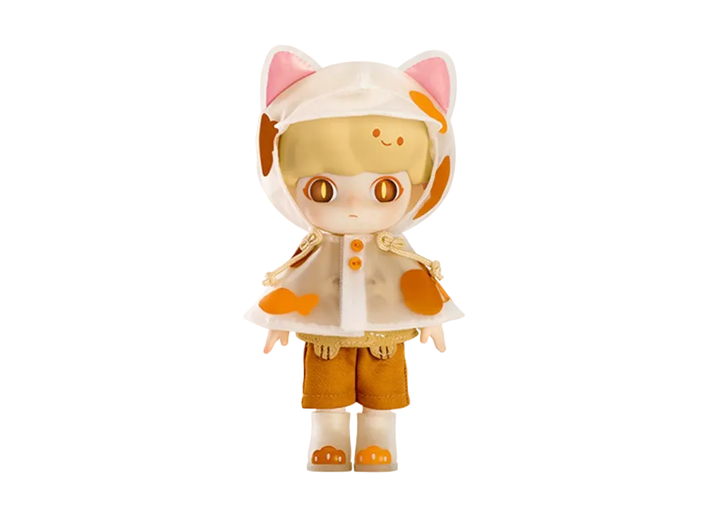 POP MART "BJD" DIMOO Raincoat Cat Action Figure