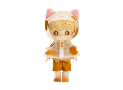 POP MART "BJD" DIMOO Raincoat Cat Action Figure