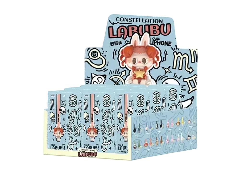 POP MART THE MONSTERS LABUBU Constellation Series iPhone Cable [Assortment Box]