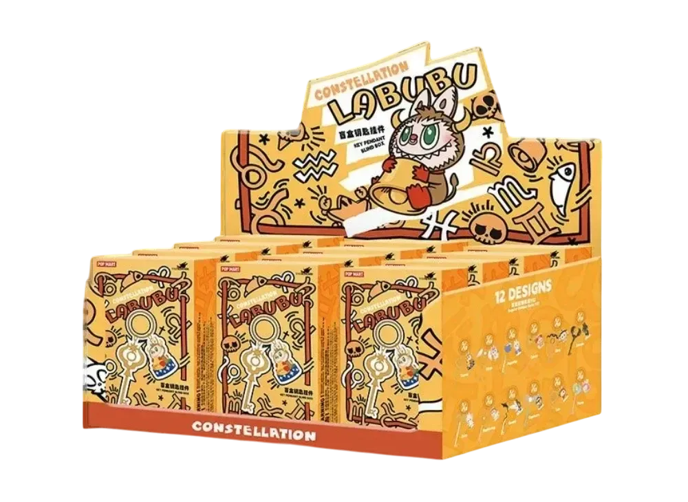 POP MART THE MONSTERS LABUBU Constellation Series Key Pendant Set [Assortment Box]