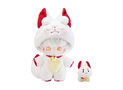 POP MART DIMOO No One's Gonna Sleep Tonight 40cm Plush Fox Sprit