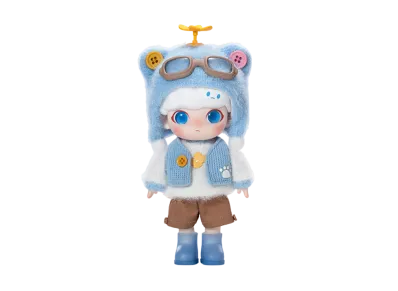 POP MART "BJD" DIMOO Pilot Bear Action Figure
