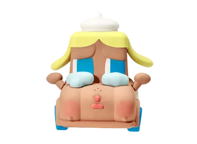 POP MART CRYBABY Encounter Yourself Series Earphone Case Blonde