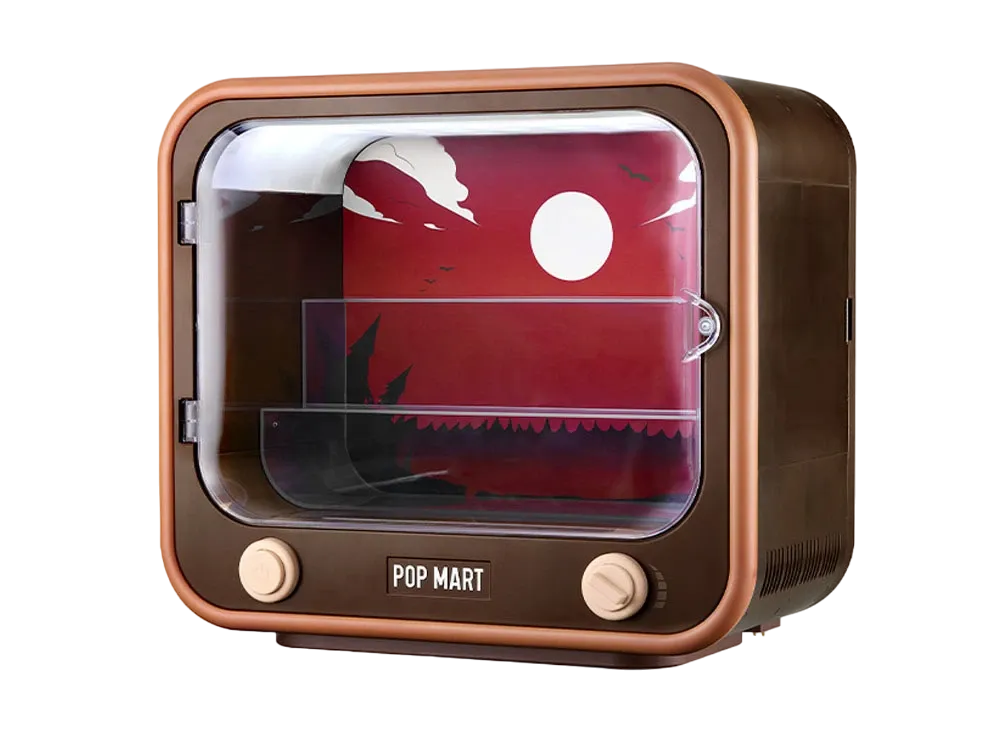 POP MART DIMOO No One's Gonna Sleep Tonight TV Set Luminous Container Box