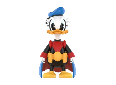 POP MART "Figurine" DISNEY Donald Duck-Hunter Trendy Figure