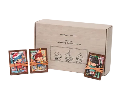 POP MART "Figurine" HIRONO Listening Saying Seeing Figure Set