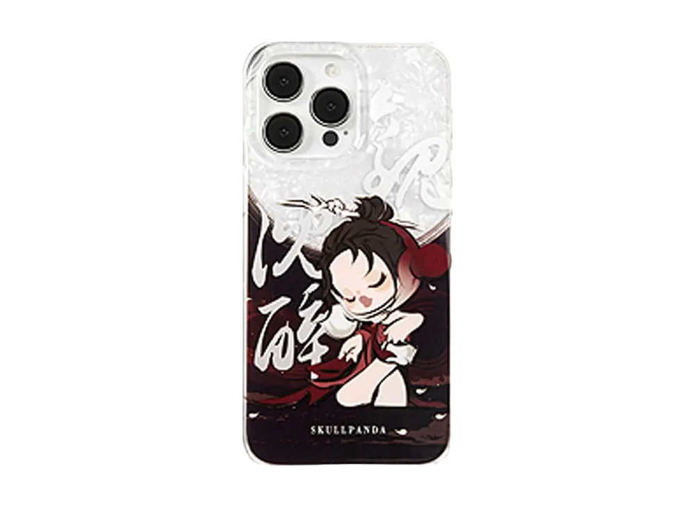 POP MART SKULLPANDA The Ink Plum Blossom iPhone Case 15 Pro Max