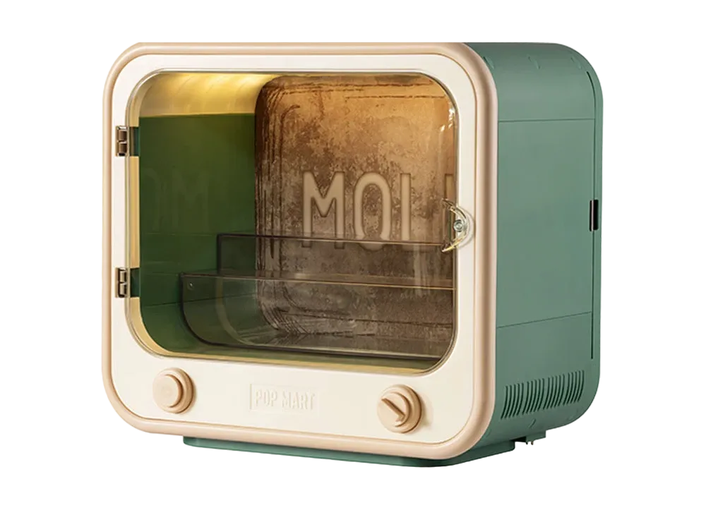 POP MART MOLLY Anniversary Classical Retro TV Set Luminous Container Box