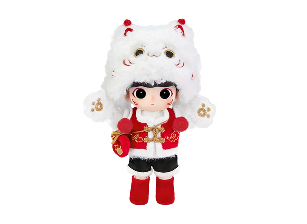 POP MART "BJD" DIMOO Fortune Cat Action Figure