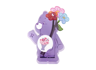 POP MART Care Bears Cozy Life Acrylic Base Share Bear