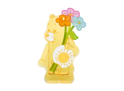 POP MART Care Bears Cozy Life Acrylic Base Funshine Bear