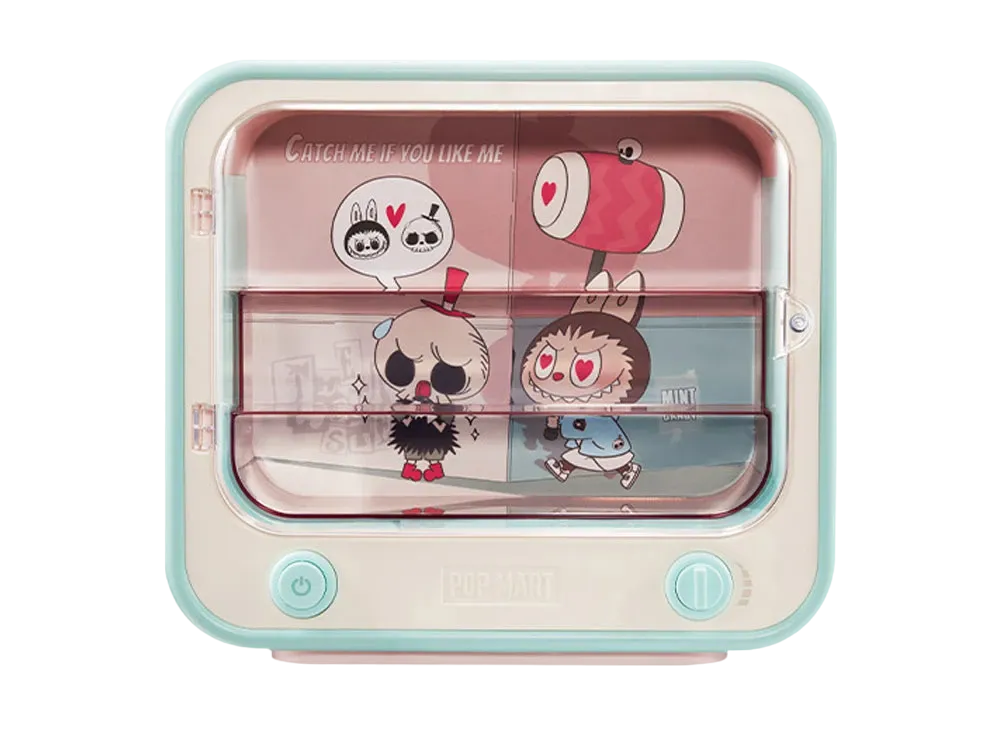 POP MART THE MONSTERS (LABUBU) Catch Me If You Like Me TV Set Luminous Container Box