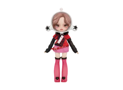 POP MART "BJD" SKULLPANDA x Komatsu Nana action figure