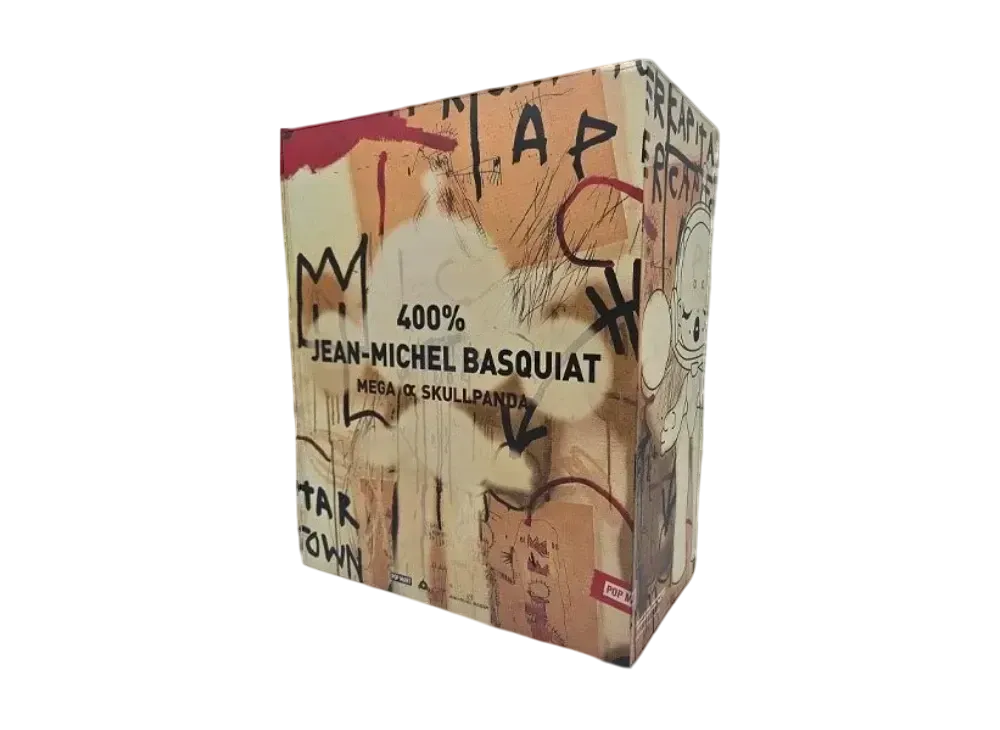 POP MART "MEGA COLLECTIONS" Alpha SKULLPANDA 400% JEAN-MICHEL BASQUIAT