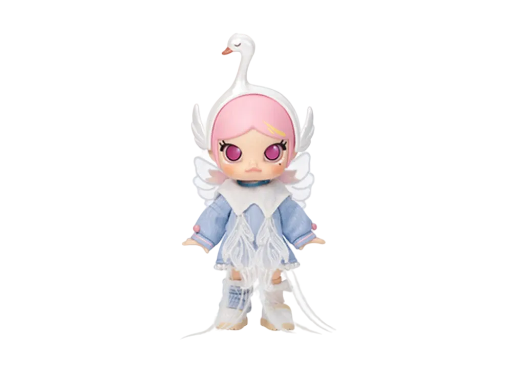 POP MART "BJD" MOLLY Metamorphose into Swan action figure