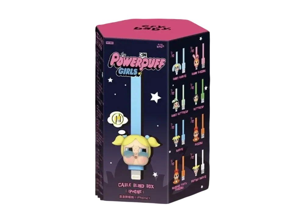POP MART CRYBABY x Powerpuff Girls Series iPhone Cable [Piece]