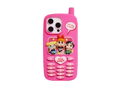 POP MART CRYBABY x Powerpuff Girls iPhone Case 14 Pro Max