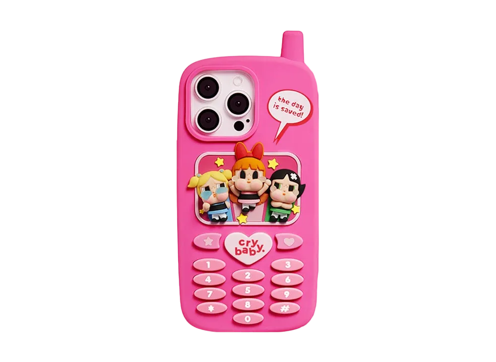 POP MART CRYBABY x Powerpuff Girls iPhone Case 15 Pro Max