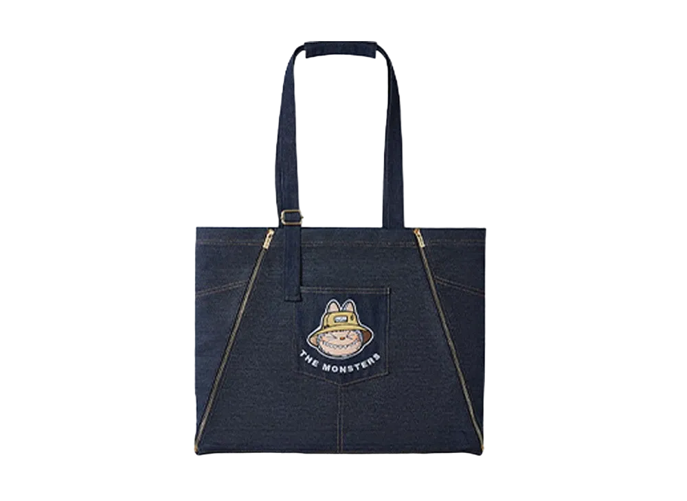 ポップマート THE MONSTERS (ラブブ) FALL IN WILD デニムエプロン