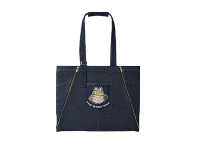 POP MART THE MONSTERS (LABUBU) FALL IN WILD Denim Apron Bag