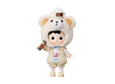 POP MART "BJD" HACIPUPU Captain Bear Action Figure