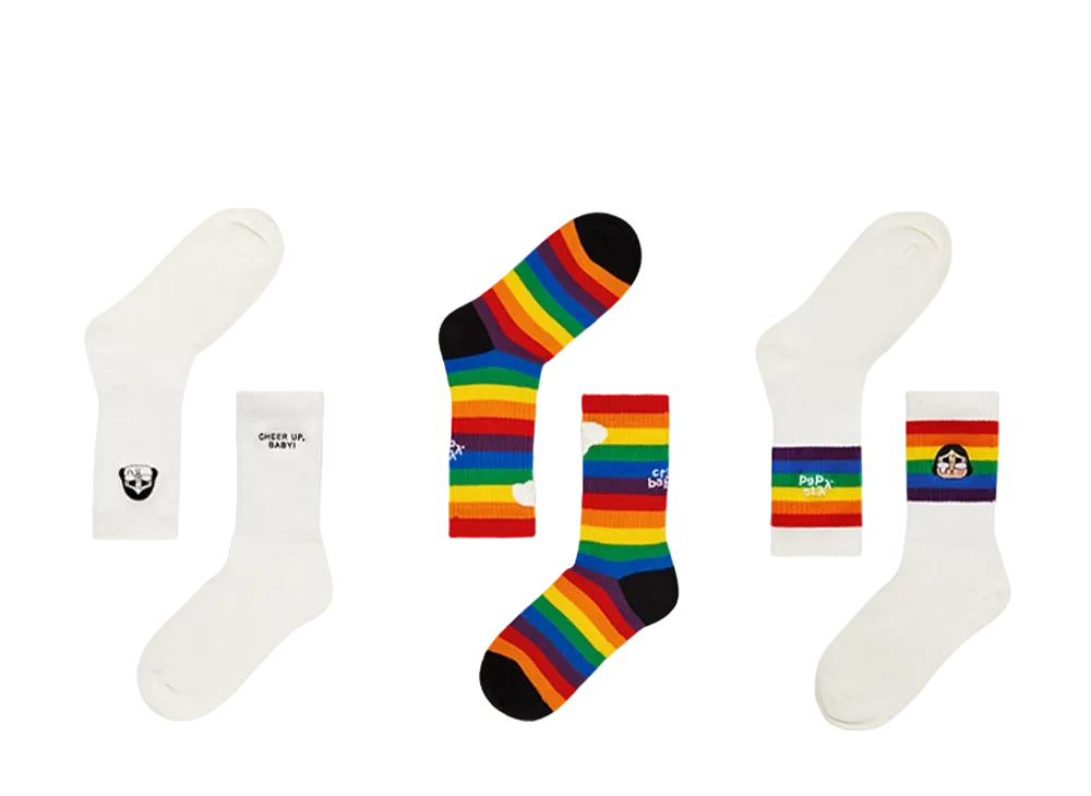 POP MART CRYBABY CHEER UP, BABY! Socks set