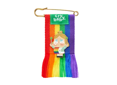 POP MART CRYBABY CHEER UP, BABY! Alloy Brooch (Drummer)