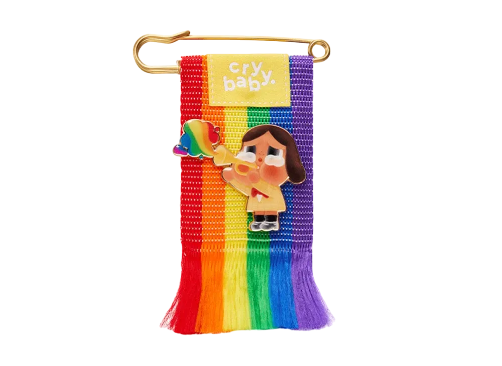 POP MART CRYBABY CHEER UP, BABY! Alloy Brooch (Trumpeter)