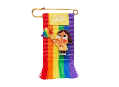 POP MART CRYBABY CHEER UP, BABY! Alloy Brooch (Trumpeter)