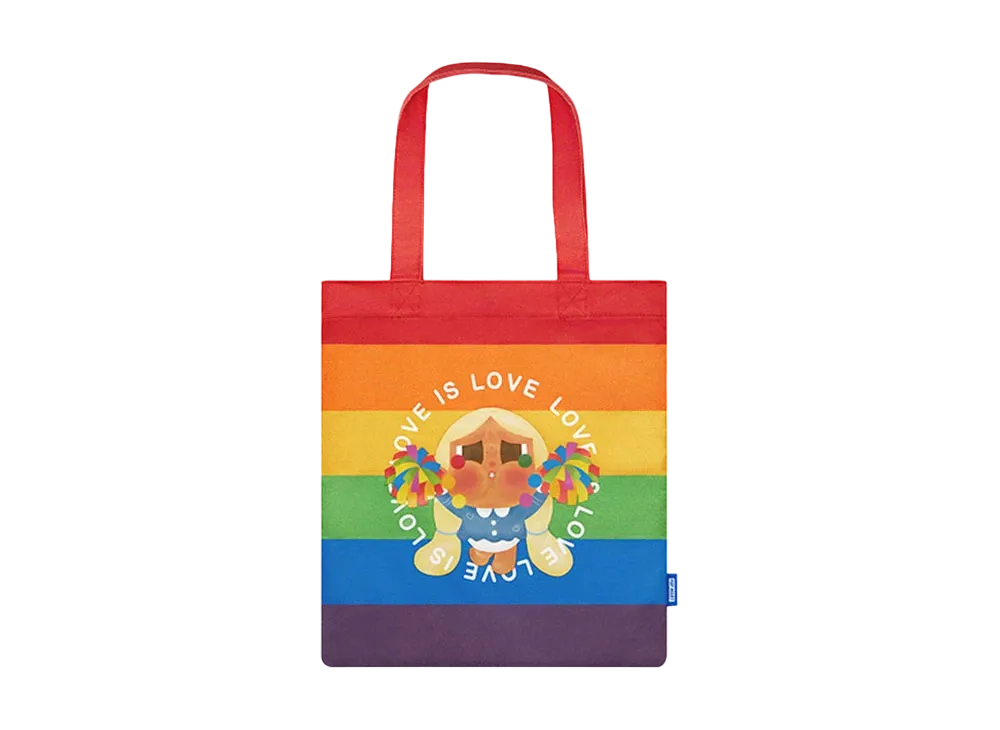 POP MART CRYBABY CHEER UP, BABY! Canvas Bag (Color Ver.)