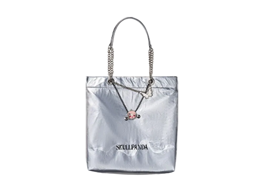 ポップマート SKULLPANDA The Sound ショルダーバッグ シルバーの価格