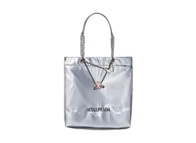 POP MART SKULLPANDA The Sound Shoulder Bag Silver